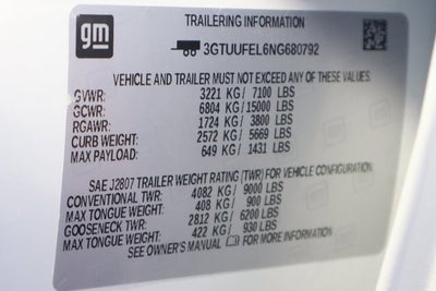 2022 GMC Sierra 1500 AT4X