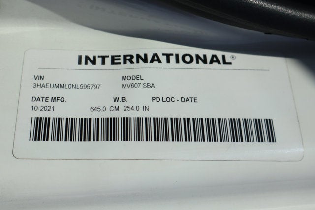 2022 International MV607 Base