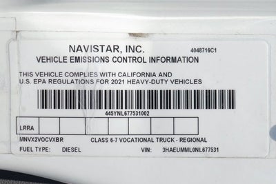 2022 International MV607 Base