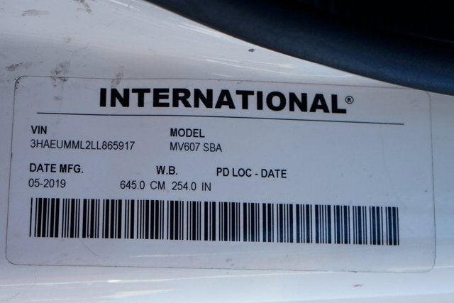 2020 International MV 607