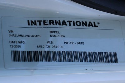 2022 International MV607 Base
