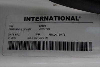 2020 International 607 MV-Series