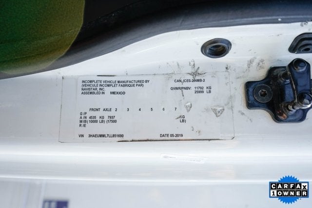 2020 International MV607 Base