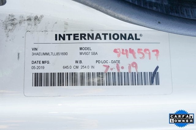 2020 International MV607 Base