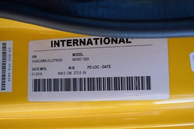 2020 International MV607 Base