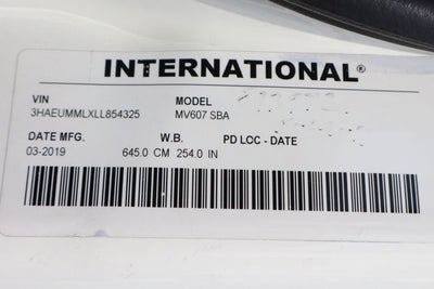 2020 International MV607 Base