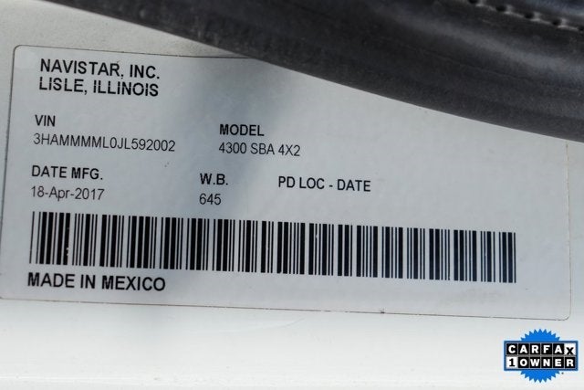 2018 International 4000 4300