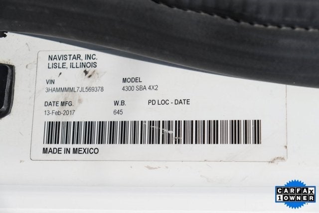 2018 International 4300 24 Foot