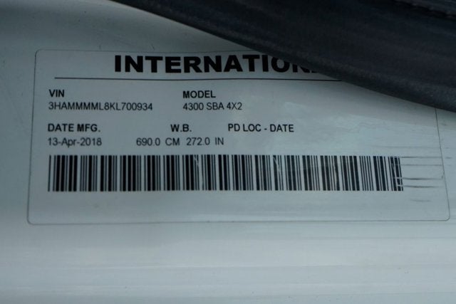 2019 International 4000 Series 4300
