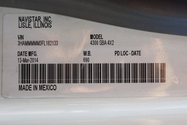 2015 International 4000 Series 4300