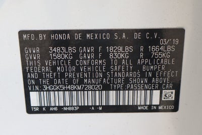 2019 Honda Fit LX