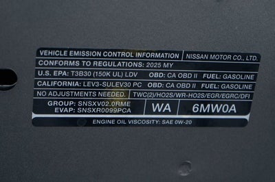 2025 Nissan Sentra SV