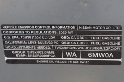 2025 Nissan Sentra SV