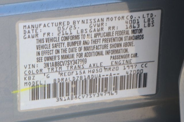 2025 Nissan Sentra SV
