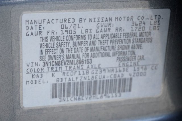 2021 Nissan Versa 1.6 SV