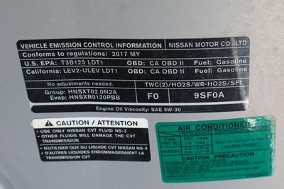 2017 Nissan NV200 SV