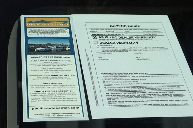 2017 Nissan NV200 SV