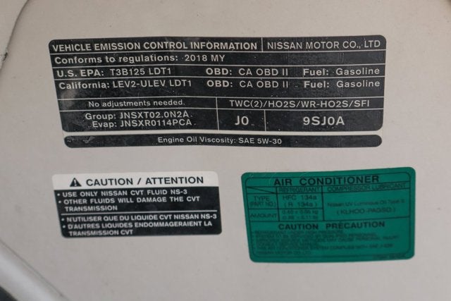 2018 Nissan NV200 Compact Cargo S