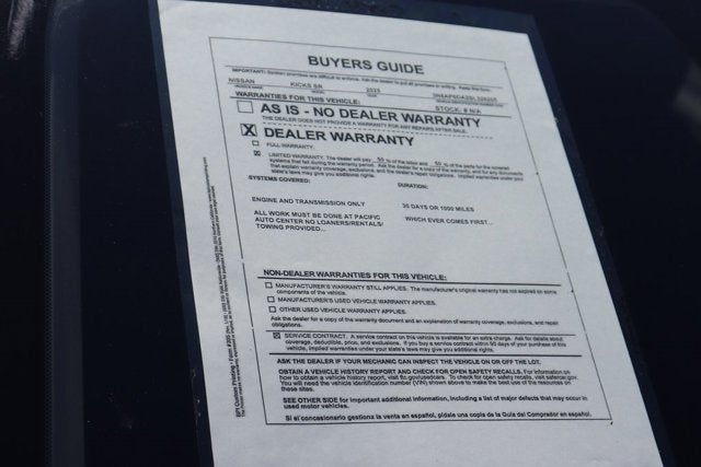 2025 Nissan Kicks SR