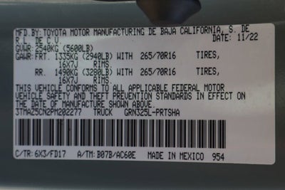 2023 Toyota Tacoma TRD Off-Road