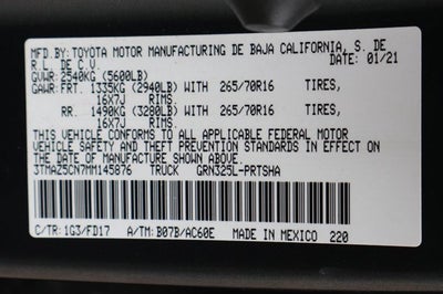 2021 Toyota Tacoma TRD Off-Road