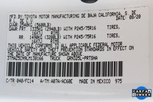 2020 Toyota Tacoma TRD Off-Road