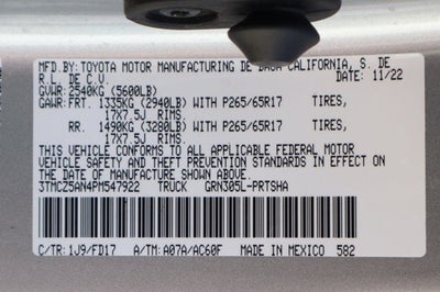 2023 Toyota Tacoma TRD Sport