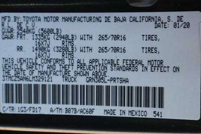 2020 Toyota Tacoma TRD Off-Road