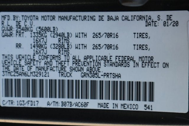 2020 Toyota Tacoma TRD Off-Road