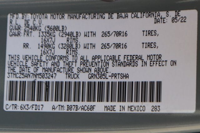 2022 Toyota Tacoma TRD Off-Road