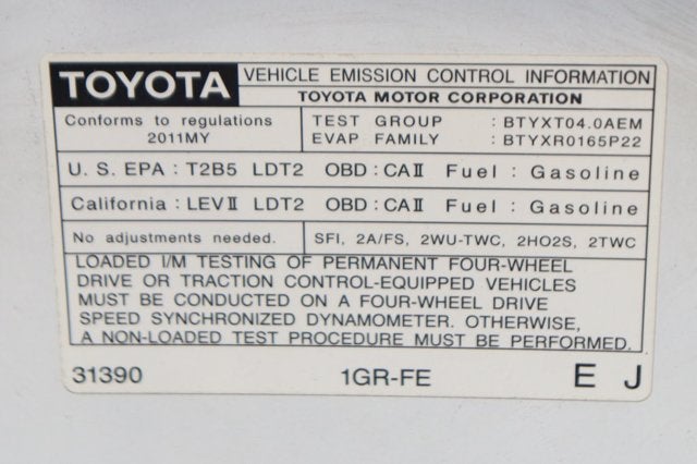 2011 Toyota Tacoma PreRunner