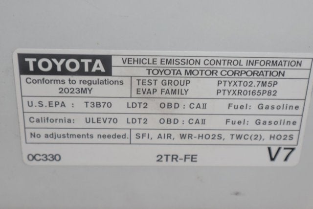 2023 Toyota Tacoma SR