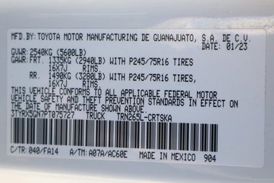 2023 Toyota Tacoma SR