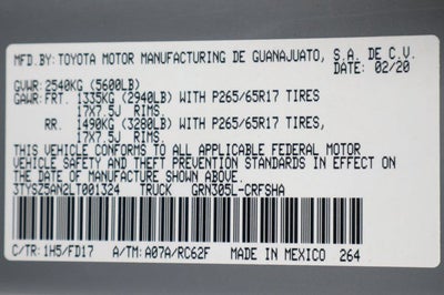2020 Toyota Tacoma TRD Sport