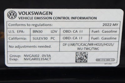 2022 Volkswagen Tiguan 2.0T SE