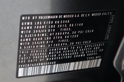2024 Volkswagen Tiguan 2.0T SE R-Line Black