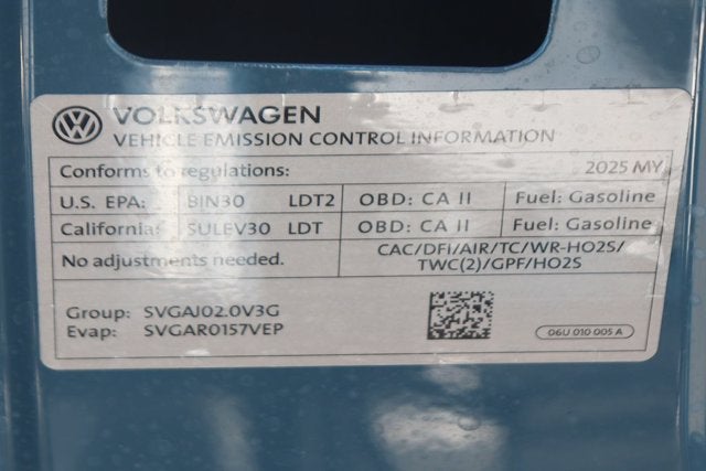 2025 Volkswagen Tiguan 2.0T SE