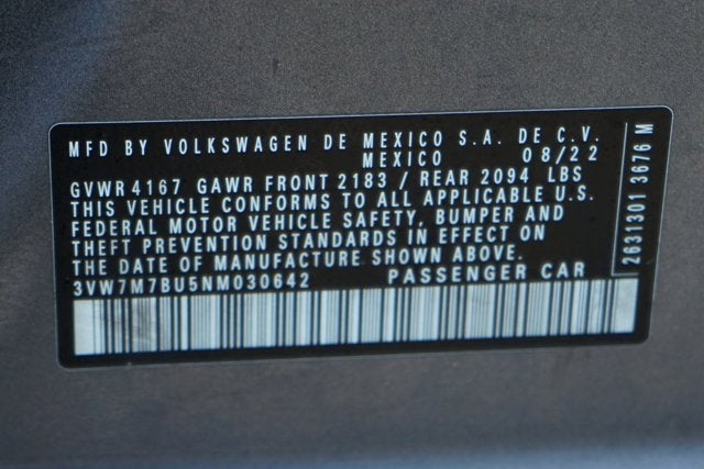 2022 Volkswagen Jetta 1.5T SE