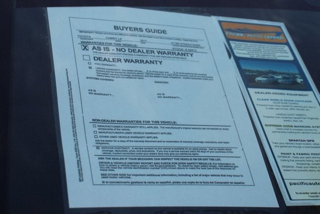 2017 Toyota Camry LE