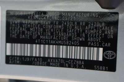 2021 Toyota Camry LE