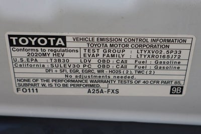 2020 Toyota Avalon Hybrid XSE