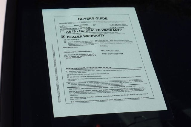 2020 Toyota Avalon Hybrid XSE