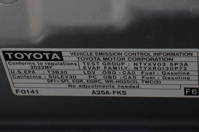 2022 Toyota Camry SE