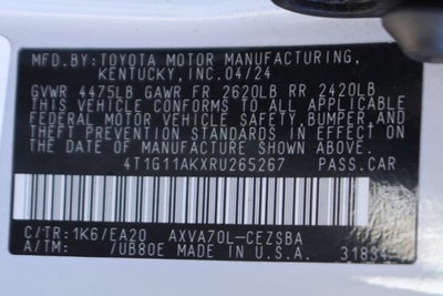 2024 Toyota Camry SE