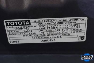 2024 Toyota Camry Hybrid XSE