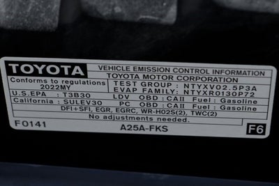 2022 Toyota Camry XSE