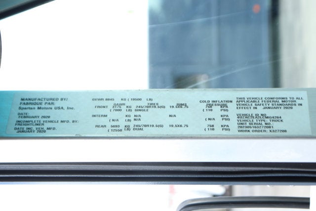 2020 Freightliner M Line Walk-In Van