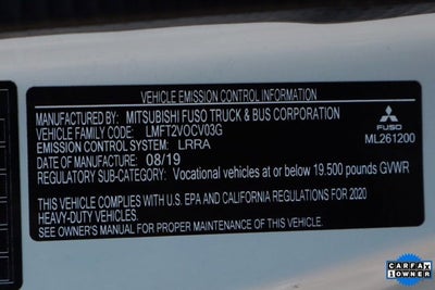 2020 Mitsubishi Fuso FEC72S