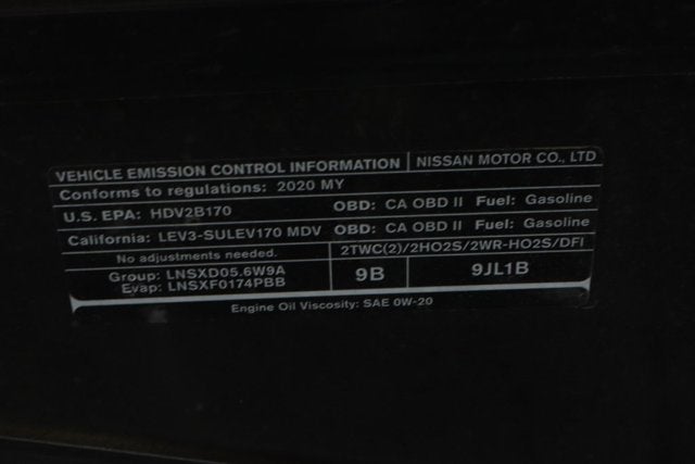 2020 Nissan NV Passenger SL