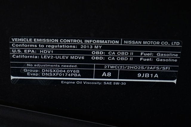 2013 Nissan NV Passenger SV